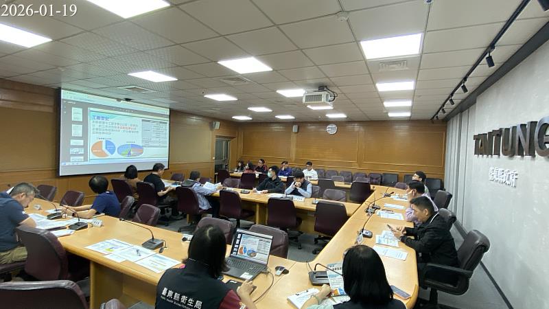 臺東縣政府召開115年第1次食安會報 跨局處聯手守護縣民健康