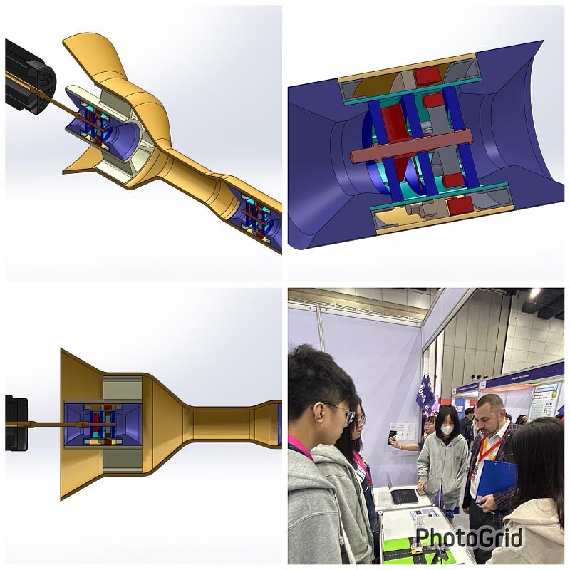 曾晨曦與同學共同研發的「流體力學電功擴增轉換器」(Wind Force Energy Amplify Converter)利用大口徑進風口,提升風力轉換電能之效率。獲得泰國國際發明展(IPITEx)金牌。