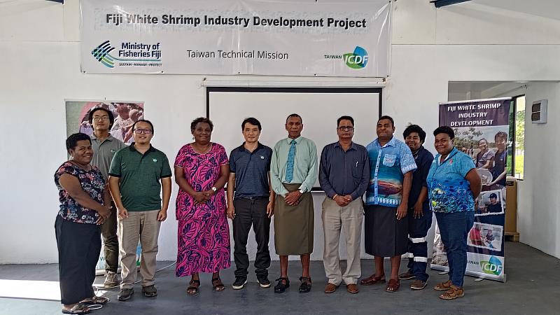 國合會啟動5年新計畫 將助斐濟建立白蝦產業　