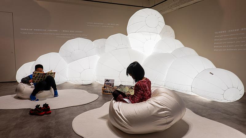 宗博兒童館《靈性回歸》特展展場布置,深受孩子喜愛。(圖由世界宗教博物館提供)