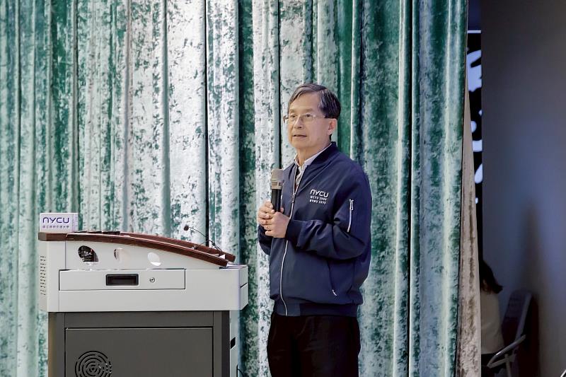 陽明交通大學副校長孫元成致詞。