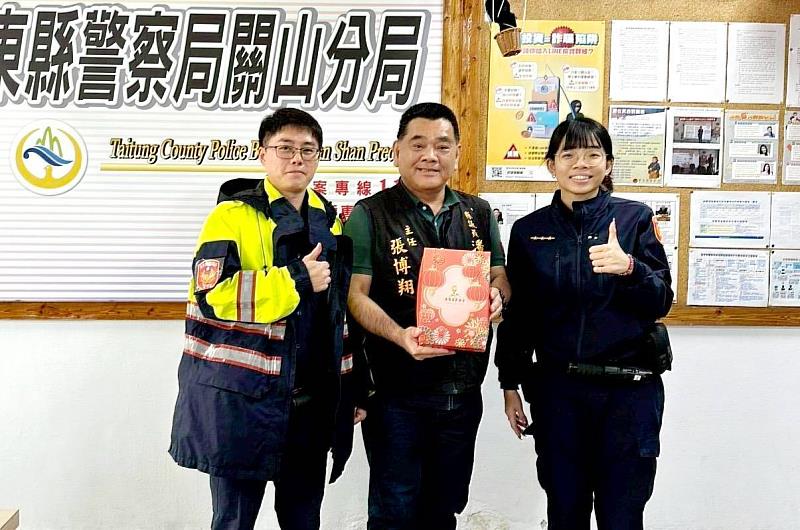 春節送暖情意濃!縣議員潘貴蘭慰勞關山警察分局同仁
