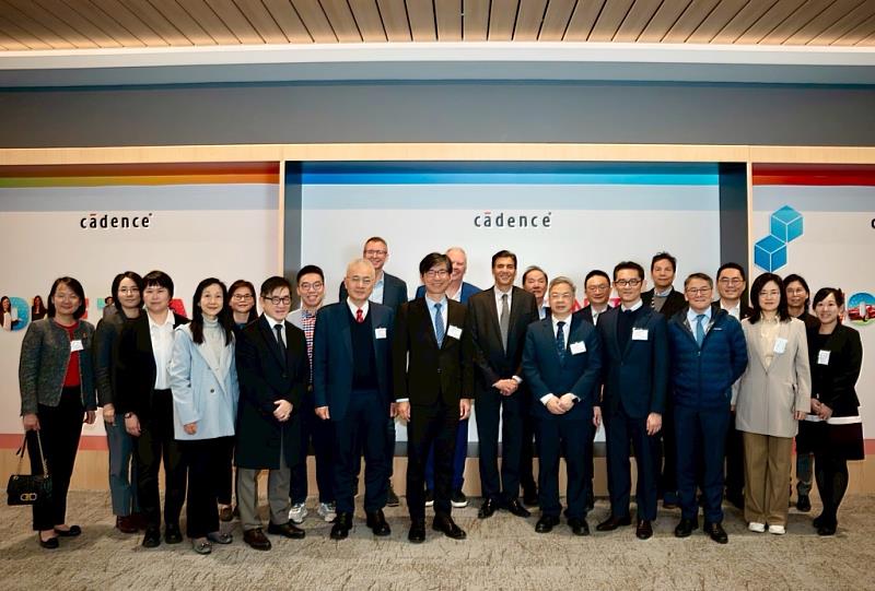 經濟部龔明鑫部長拜會矽谷全球電子設計自動化（EDA）領導廠商益華電腦（Cadence）總部。