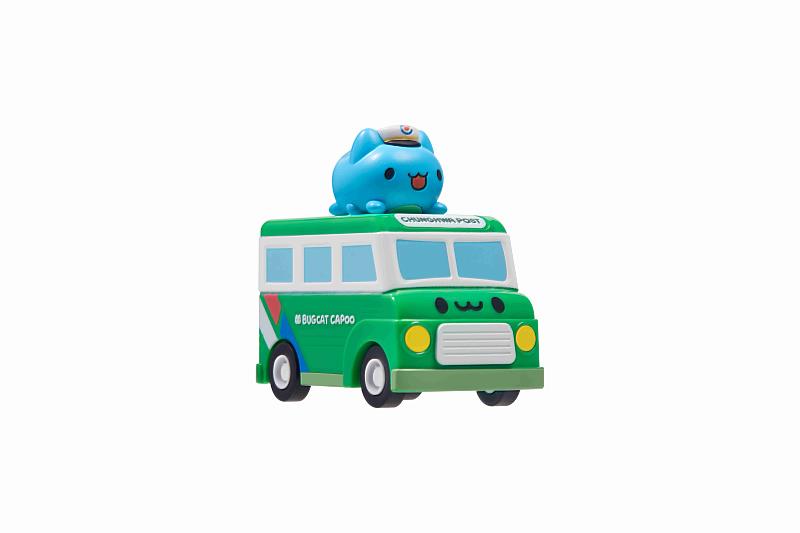 「咖波公仔迴力車」A款 /中華郵政提供