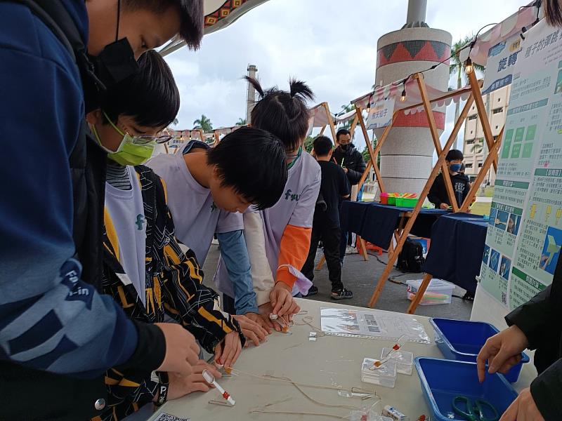 製作彈射器，模擬鳳仙花種子的彈射傳播。