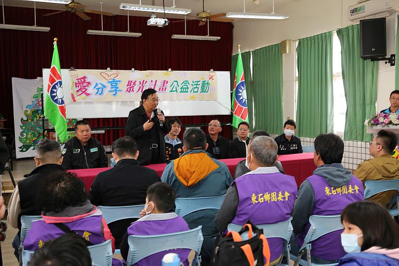救國團嘉義團委會楊豐誠總幹事致詞。