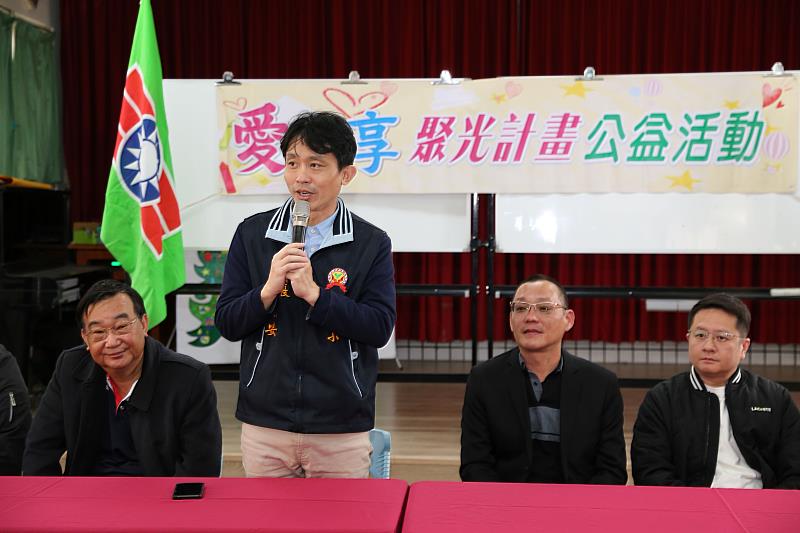 網寮國小王伯安校長致詞。