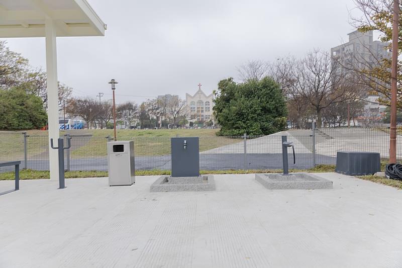 竹市北區首座寵物公園啟用。