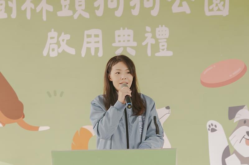 市長高虹安致詞將持續推動寵物友善設施，打造人與動物共融的宜居城市。