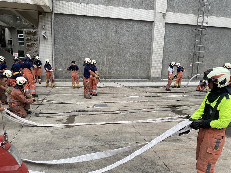 「115年新進消防人員職前訓練」，共計56名新進消防人員全程參訓。