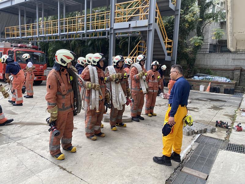 「115年新進消防人員職前訓練」，共計56名新進消防人員全程參訓。