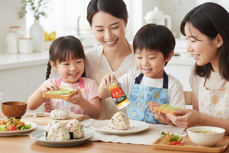 小磨坊「吃飯珍青鬆」讓孩子胃口大開 輕鬆打造五彩繽紛餐盤