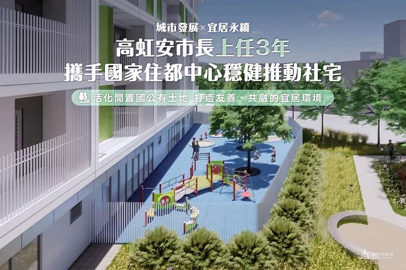 活化閒置國公有土地,打造友善、共融的宜居環境。