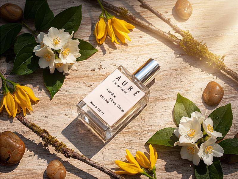AURÉ香氛選用天然精油調製，回應品牌從自然出發、轉譯感官體驗的理念。