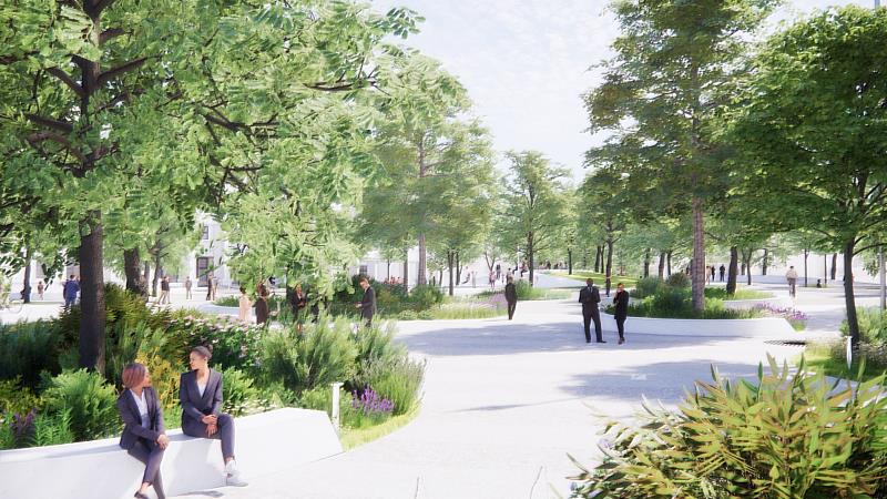 嘉義縣「府會之心」鐘樓廣場完工示意圖-2