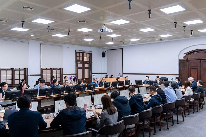 竹市府市務會議。