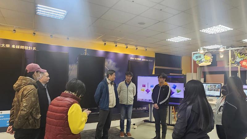 聖約翰科大多媒體設計系專題成果發表 五星寰宇點亮創作宇宙