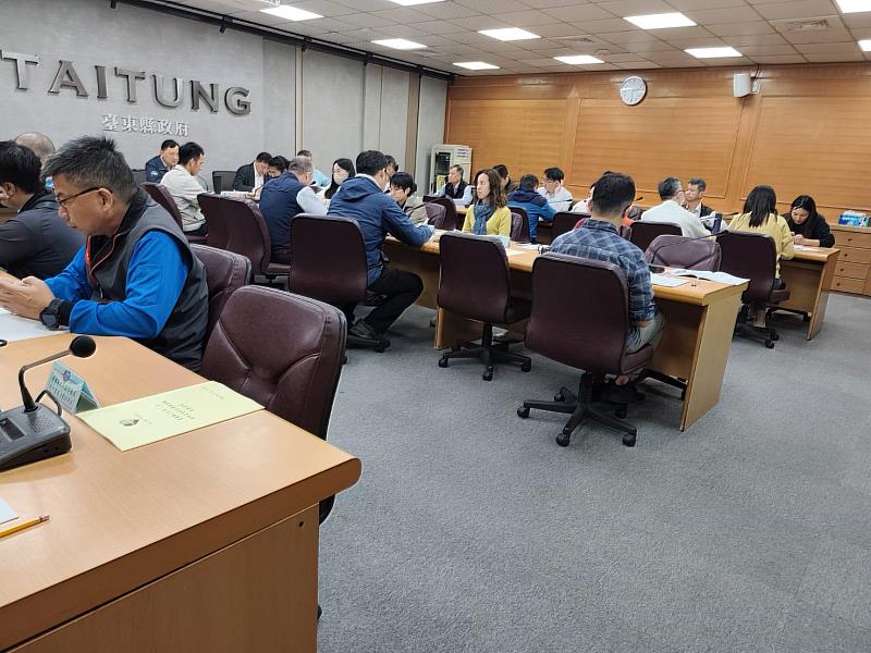 台東縣115年1月份道安會報今召開，建請各編組做好春節連假各項交通疏導與宣導計畫。