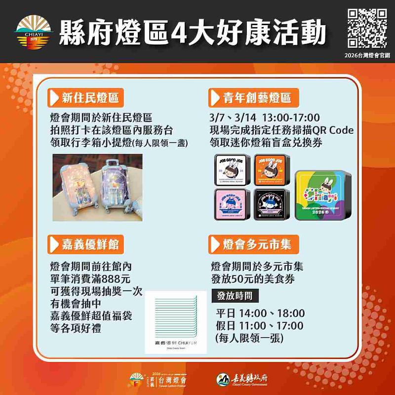 2026台灣燈會4大好康大放送！