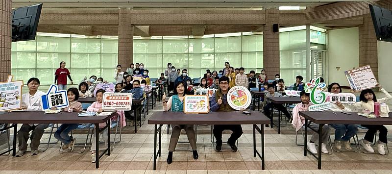 嘉義縣學童參與減糖健康飲食體驗營活動