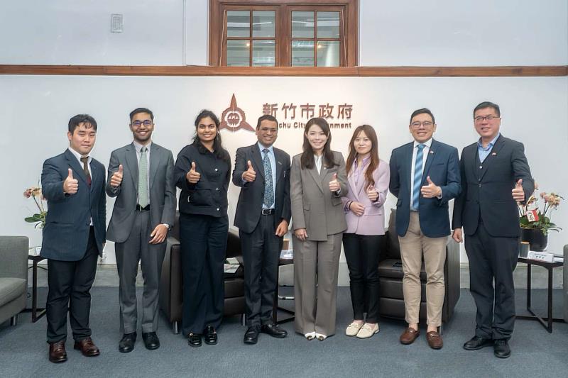 高虹安市長與印度台北協會新任會長相見歡 深化台印科技與人才交流