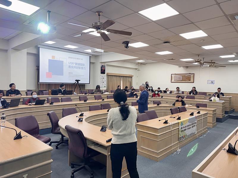 南華大學辦理SROI系列講座，高俊雄校長開場致詞。