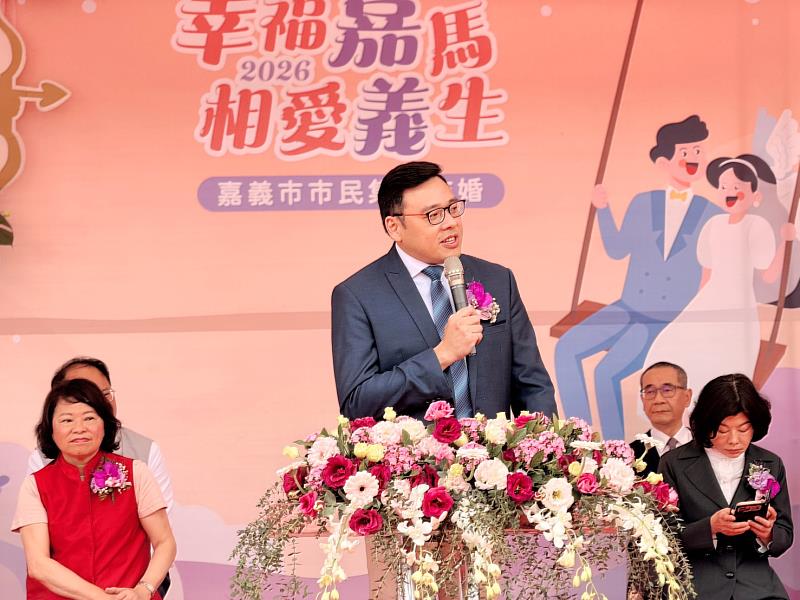 城銷處長林昱志致詞。