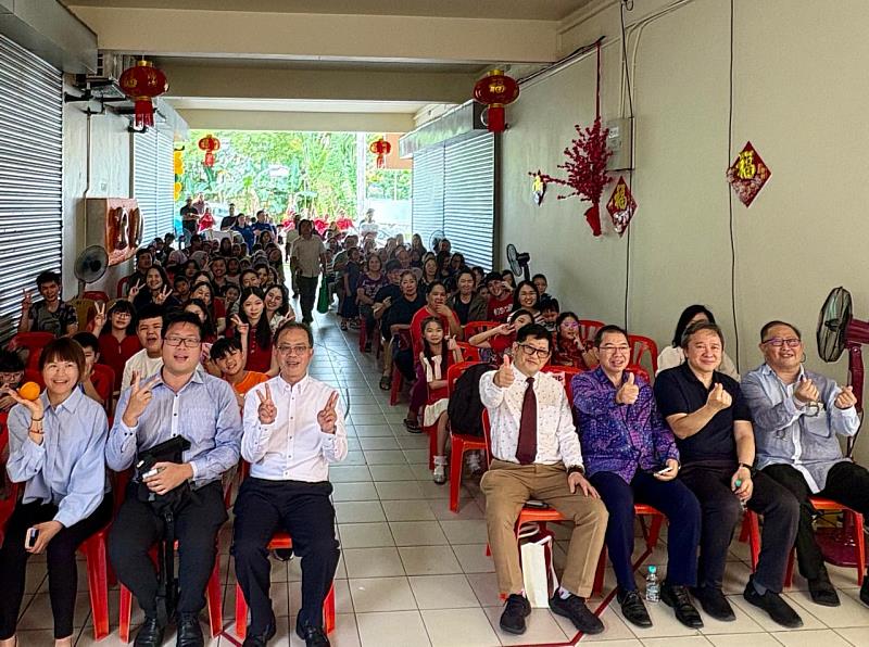 「金馬迎春、椪柑傳情」活動合影。