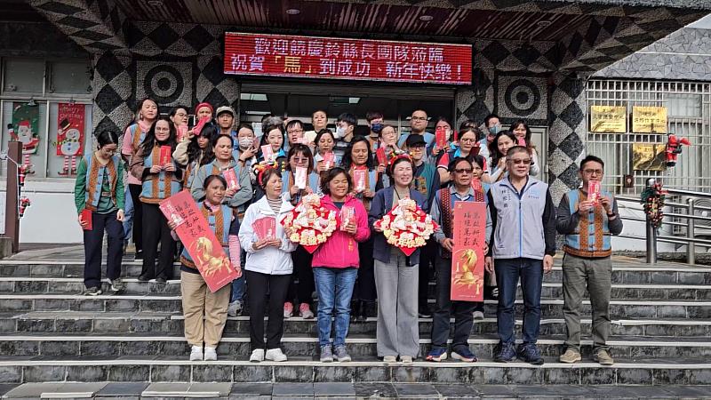 馬年春節將至 饒慶鈴走訪南迴線第一線服務機關 送上祝福與數位紅包