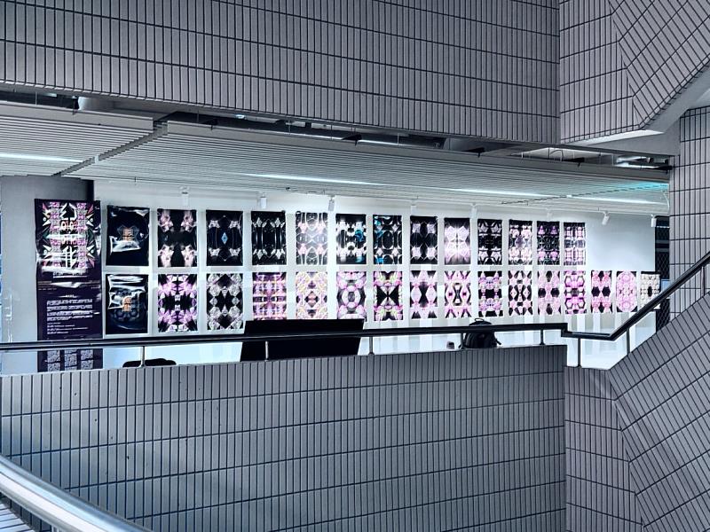 崑大視傳所李煥昌以萬花筒原理轉譯台灣花布開創美學新章