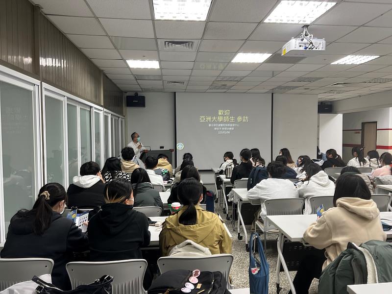 大三同學參訪台北榮民總醫院身障重建中心。