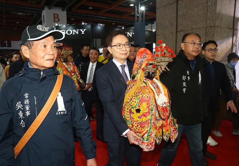 2026世貿年貨大展盛大開幕 媽祖駐駕 公益同行 龍馬精神好運到