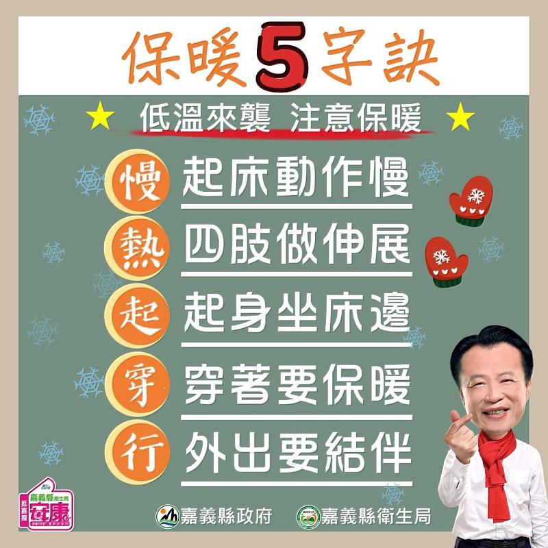 保暖5字訣