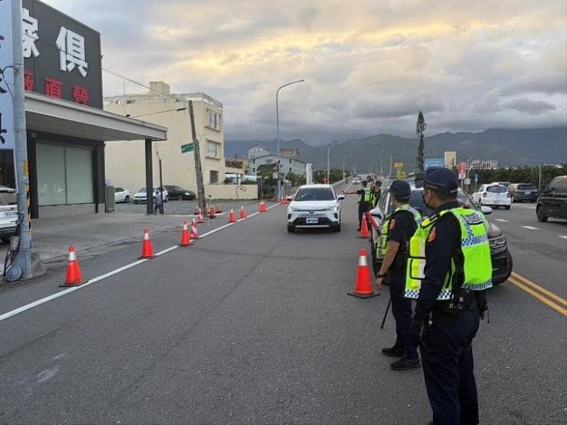 臺東警大執法專案勤務 防制事故守護用路安全