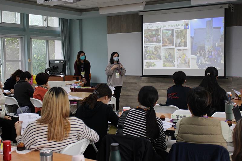 南大社群夥伴分享「空間美感」回園實踐成果，呈現植藝融入教學場域的經驗。