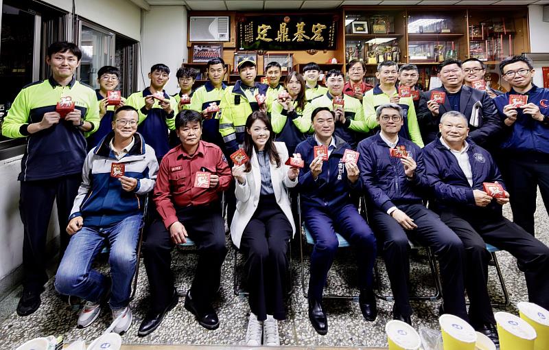 高虹安市長兌現承諾改善三民消防分隊廳舍。