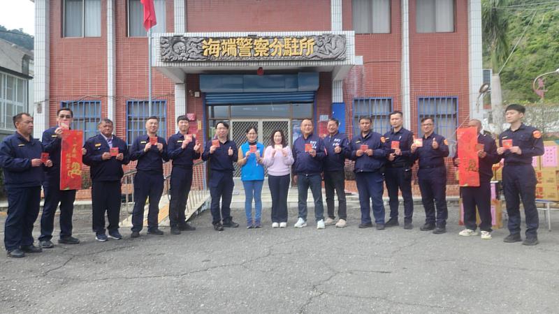 吳秀華議長率議員團隊春節前夕送暖 慰勞關山警分局力挺「115年加強重要節日安全維護工作」