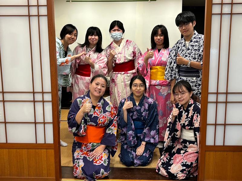 世新大學日語沈浸園激發學生學習動機。（世新大學提供）