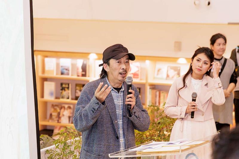 作者陳献棋分享繪本創作。