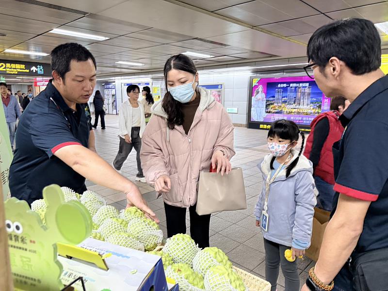 「台東好釋」席捲北捷！鳳梨釋迦三日快閃 企業下單掀熱潮