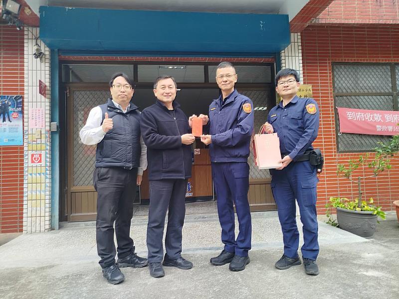 臺東縣警察局長林宏昇深入南橫慰勉「深山守護神」