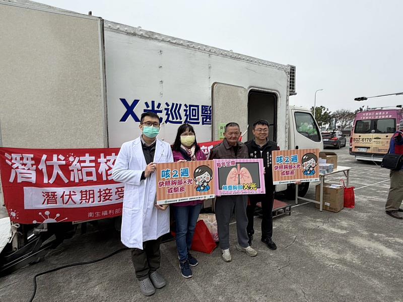 民雄鄉衛生所送暖到社區 行動X光檢查強化結核病篩檢
