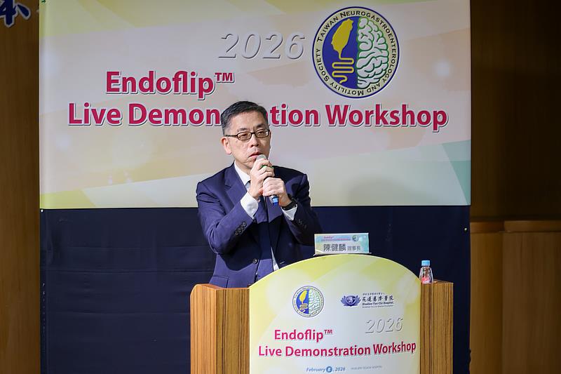 台灣胃腸神經與蠕動學會理事長、花蓮慈濟醫院消化系中心主任陳健麟希望Endoflip可以幫助全臺食道困難診斷的病患。(攝影/劉明繐)