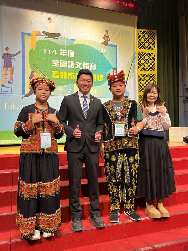 全國語文競賽萬山魯凱語 文藻鄺呂軍榮獲全國特優