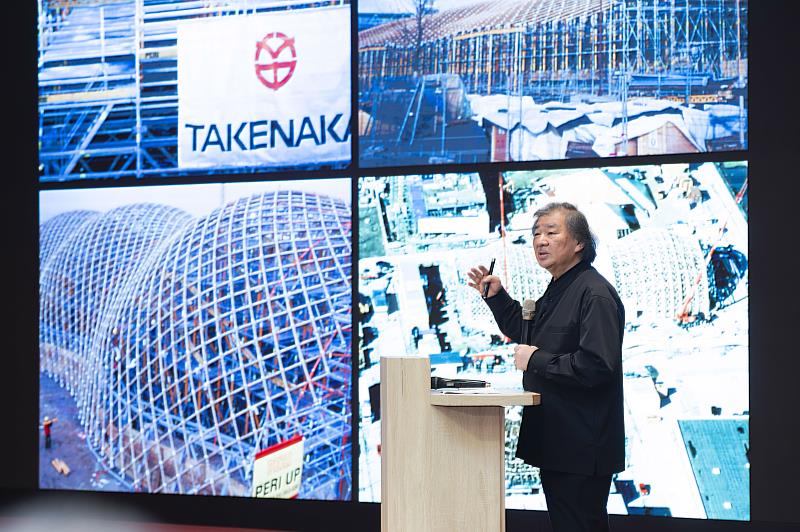 日本普利茲克獎建築大師坂茂分享代表性作品與理念，介紹永續材料與公共建築經驗。