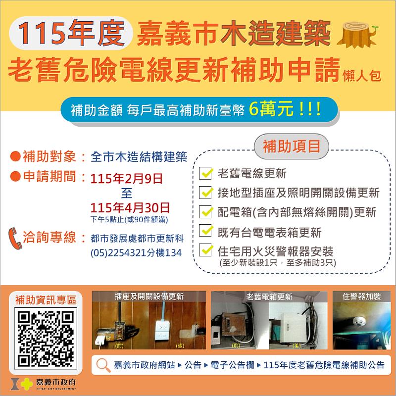 115年度老舊電線補助懶人包