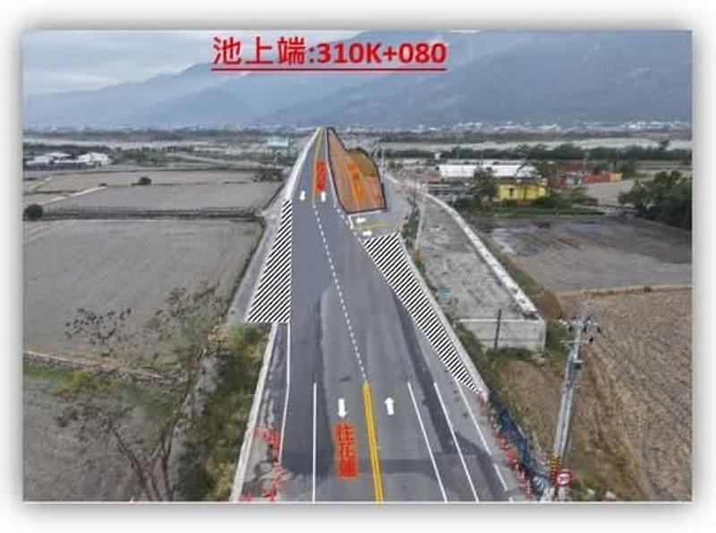 池上大橋北上線通車 關山警籲「一般道路速限60公里、工區速限30公里」減速慢行保道安