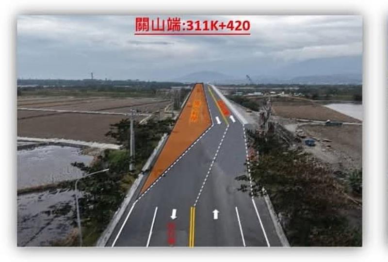 池上大橋北上線通車 關山警籲「一般道路速限60公里、工區速限30公里」減速慢行保道安
