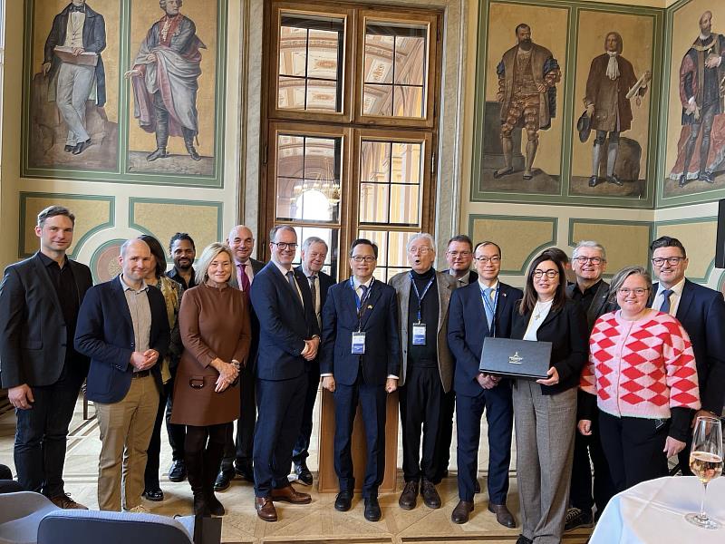 德國巴伐利亞邦議會友台小組為駐德國代表處谷瑞生大使舉辦歡迎會