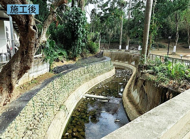 北排水維新支線護岸改建完成